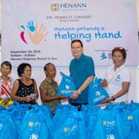 Henann Extends a Helping Hand 